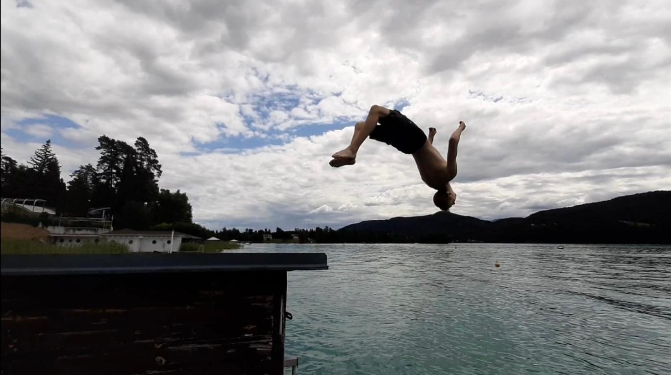 Pörtschach am WörtherseeSeehaus Hochauer Direkter Seezugang Woertherseeアパートメント エクステリア 写真